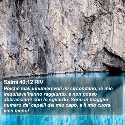 Salmi 40:12 RIV Bible Verse Image