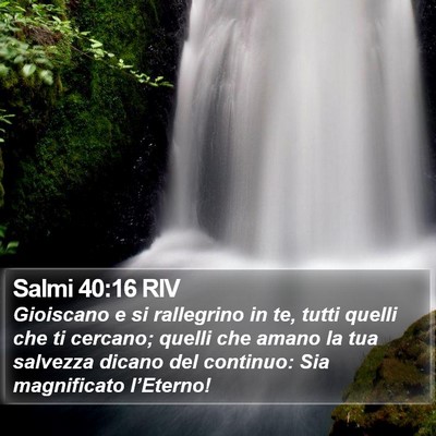 Salmi 40:16 RIV Bible Verse Image