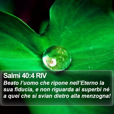 Salmi 40:4 RIV Bible Verse Image