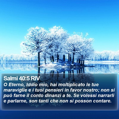 Salmi 40:5 RIV Bible Verse Image