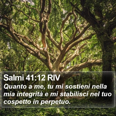 Salmi 41:12 RIV Bible Verse Image