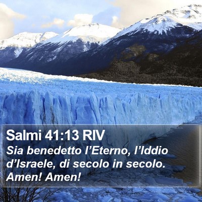 Salmi 41:13 RIV Bible Verse Image