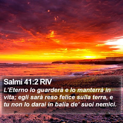 Salmi 41:2 RIV Bible Verse Image