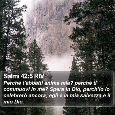 Salmi 42:5 RIV Bible Verse Image