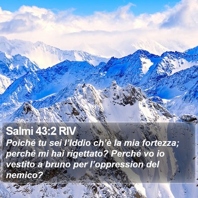 Salmi 43:2 RIV Bible Verse Image