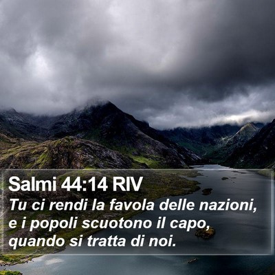 Salmi 44:14 RIV Bible Verse Image