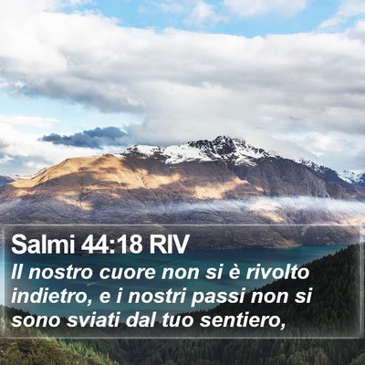 Salmi 44:18 RIV Bible Verse Image