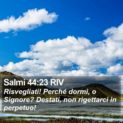 Salmi 44:23 RIV Bible Verse Image