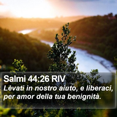 Salmi 44:26 RIV Bible Verse Image