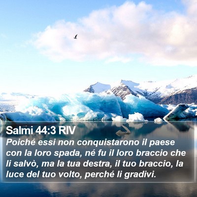 Salmi 44:3 RIV Bible Verse Image