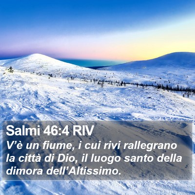 Salmi 46:4 RIV Bible Verse Image