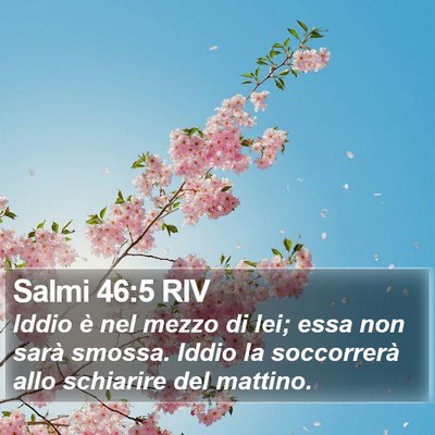 Salmi 46:5 RIV Bible Verse Image
