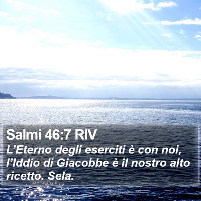 Salmi 46:7 RIV Bible Verse Image