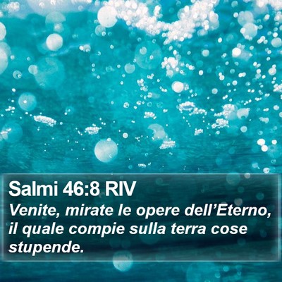 Salmi 46:8 RIV Bible Verse Image