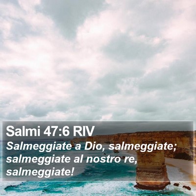 Salmi 47:6 RIV Bible Verse Image