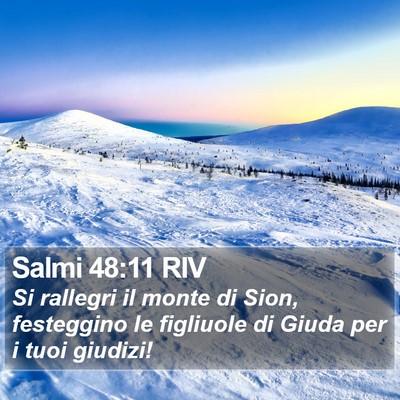 Salmi 48:11 RIV Bible Verse Image