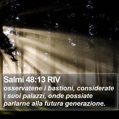 Salmi 48:13 RIV Bible Verse Image