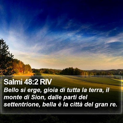 Salmi 48:2 RIV Bible Verse Image
