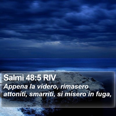 Salmi 48:5 RIV Bible Verse Image