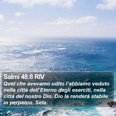 Salmi 48:8 RIV Bible Verse Image