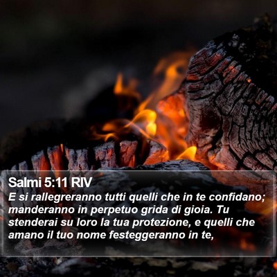 Salmi 5:11 RIV Bible Verse Image