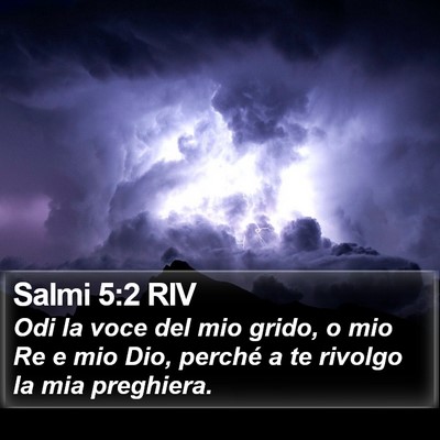 Salmi 5:2 RIV Bible Verse Image