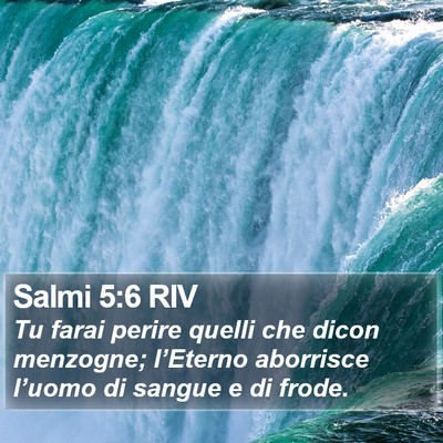 Salmi 5:6 RIV Bible Verse Image