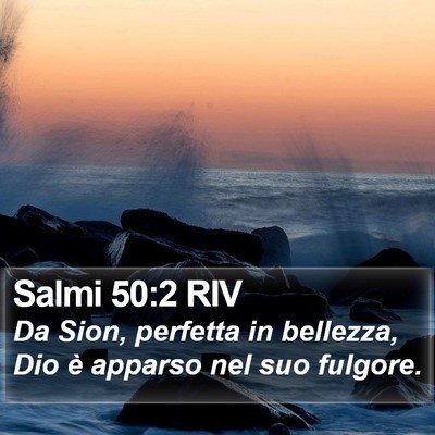 Salmi 50:2 RIV Bible Verse Image