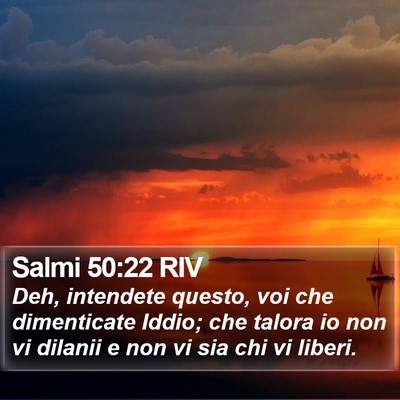 Salmi 50:22 RIV Bible Verse Image