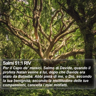 Salmi 51:1 RIV Bible Verse Image