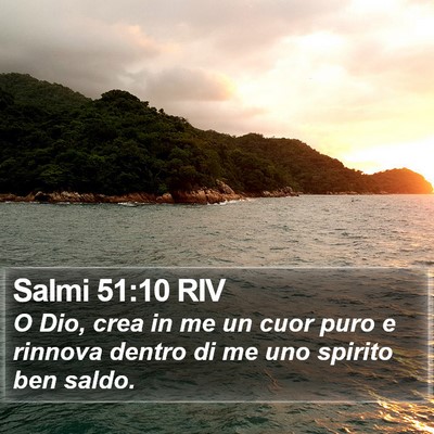 Salmi 51:10 RIV Bible Verse Image