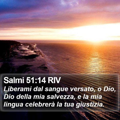 Salmi 51:14 RIV Bible Verse Image