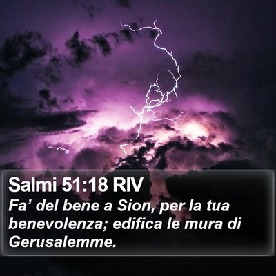 Salmi 51:18 RIV Bible Verse Image