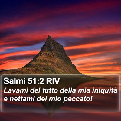 Salmi 51:2 RIV Bible Verse Image