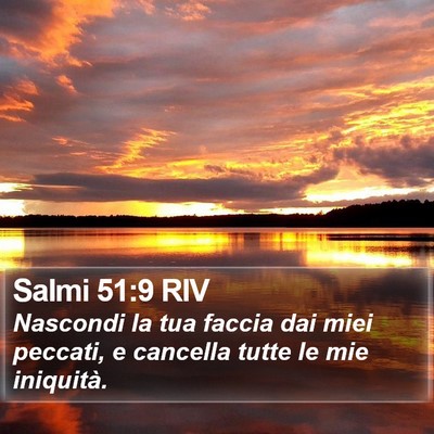Salmi 51:9 RIV Bible Verse Image