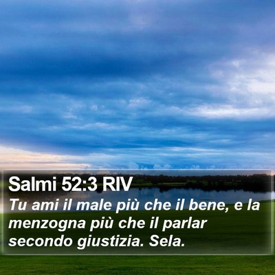 Salmi 52:3 RIV Bible Verse Image