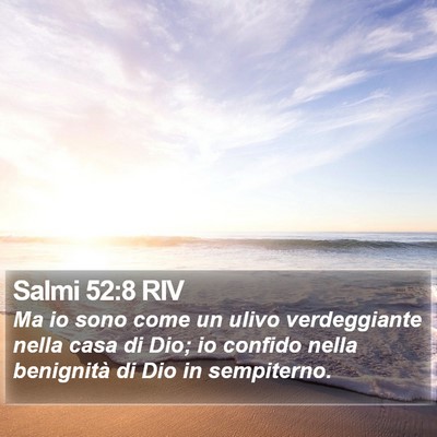 Salmi 52:8 RIV Bible Verse Image