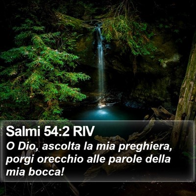 Salmi 54:2 RIV Bible Verse Image