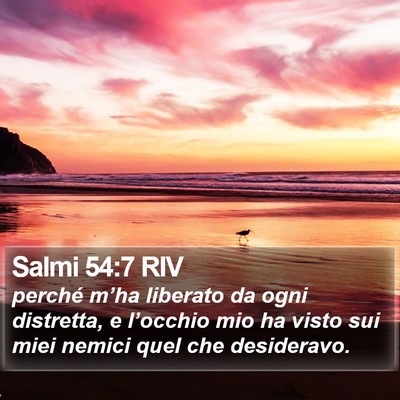 Salmi 54:7 RIV Bible Verse Image