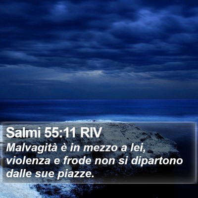 Salmi 55:11 RIV Bible Verse Image