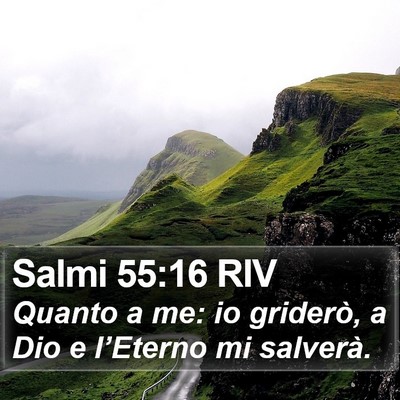Salmi 55:16 RIV Bible Verse Image