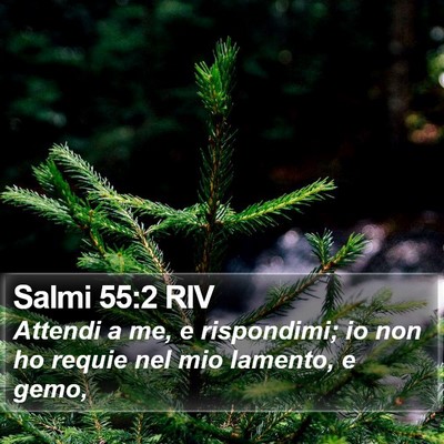 Salmi 55:2 RIV Bible Verse Image