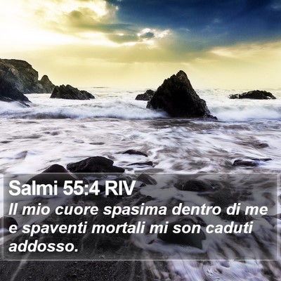 Salmi 55:4 RIV Bible Verse Image