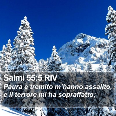 Salmi 55:5 RIV Bible Verse Image