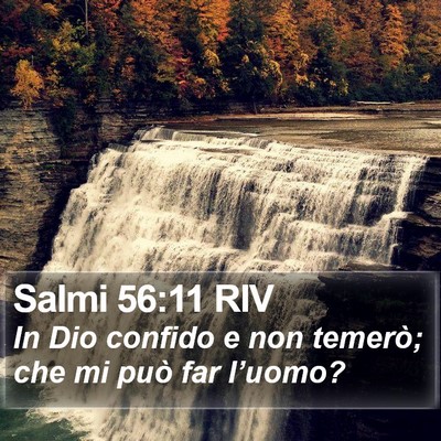 Salmi 56:11 RIV Bible Verse Image