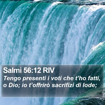 Salmi 56:12 RIV Bible Verse Image