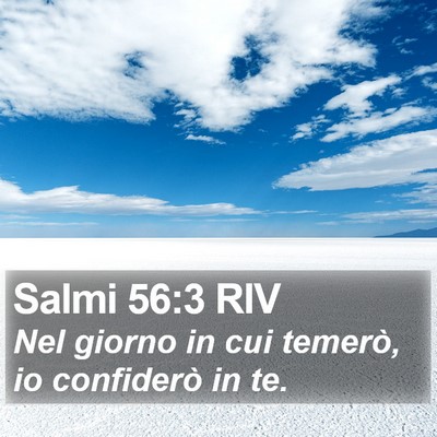 Salmi 56:3 RIV Bible Verse Image