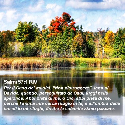 Salmi 57:1 RIV Bible Verse Image