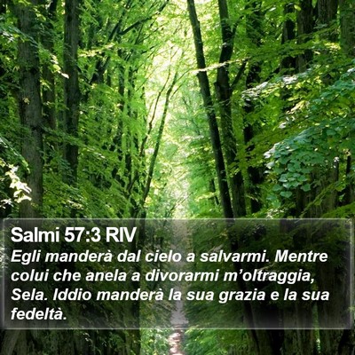 Salmi 57:3 RIV Bible Verse Image