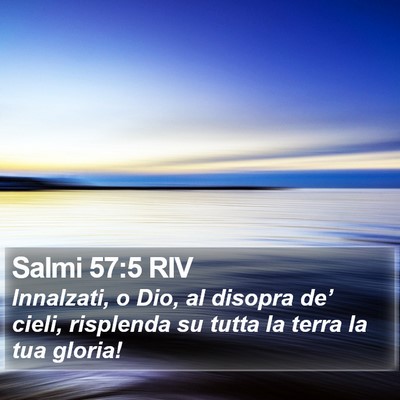 Salmi 57:5 RIV Bible Verse Image